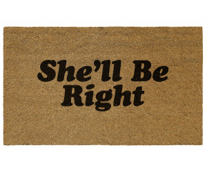 'She'll Be Right' Aussie Slang Doormat 75x45cm
